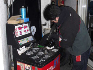 タイヤのパンク